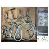 ASSORTED LYNCH PINS AND OTHER FASTENERS