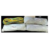 4X SUZCO 25FT 4 WIRE 4-FLAT TRAILER LIGHT WIRING HARNESS EXTENSION KITS