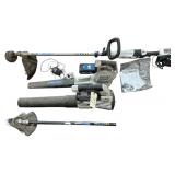 HART 40V MULTITOOL, HART 40V BLOWER, HART 20V BLOWER, HART WEED CUTTER ATTACHMENT - ALL W/ BATTERIES & CHARGERS