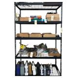 HUSKY 48” X 24” X 78” 5-SHELF HEAVY-DUTY STEEL SHELVING (CONTENTS NOT INCLUDED)