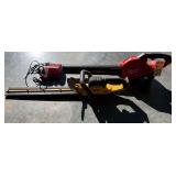 MILWAUKEE ELECTRIC BLOWER WITH BATTERY CHARGER, NO BATTERY - DEWALT 20V MAX HEDGE TRIMMER 22 INCH, NO BATTERY