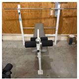 WEIDER 400 WEIGHT BENCH WITH LEG PRESS