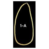 14K YELLOW GOLD NECKLACE, APPROX. 17" IN LENGTH - 6.72 GRAMS