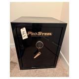 PROSTEEL SECURITY PRODUCTS SAFE - COMBO AVAILABLE - OUTER DIMENSIONS APPROX. 30” TALL X 24” WIDE X 24” DEEP, APPROX. 27” HEIGHT X 21” WIDE 17” DEEP STORAGE SPACE
