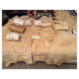 APPROXIMATELY 11 DEER HIDES, ASSORTED SIZES