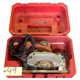 MILWAUKEE 7.5 SKILL SAW IN CASE, ELECTRIC
