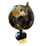HIGUCHI OR LAS VEGAS GEMSTONES OF THE WORLD GLOBE - STANDS APPROX. 21”