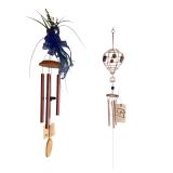 2 DECORATIVE WIND CHIMES