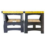 SET OF STANLEY ADJUSTABLE SAWHORSES