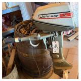 VINTAGE JOHNSON BOAT MOTOR - 6 HP
