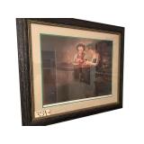 VINTAGE GERALD FARM FRAMED AND MATTED PRINT - VIEWING AREA APPROX. 22.5” X 27.25” VIEWING AREA