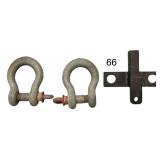 2 CROSBY ANCHOR SHACKLES, RECEIVER HITCH