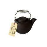 VINTAGE WAGNER WARE CAST IRON TEA KETTLE