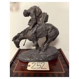 MONFORT ORIGINAL WESTERN STATUE “THE END OF THE TRAIL” 1982