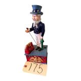 CAST IRON MECHANICAL UNCLE SAM BANK
