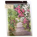 2 CAYMAN ISLAND PRINTS: ONE “COCONUTS” BY JOHN CLARK APPROX. 22.75” X 14.5” VIEWING AREA #82/800, OTHER ARTIST SIGNED FLORAL PRINT APPROX. 10” X 14”