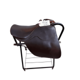 LEATHER ENGLISH STYLE SADDLE SEAT SADDLE (STAND NOT INCLUDED)
