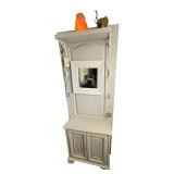 WHITE HALL TREE APPROX. 78” TALL X 30” WIDE X 12” DEEP