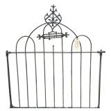 VINTAGE HEAVY IRON GATE - BUYER TO BRING TOOLS FOR REMOVAL