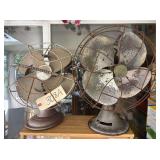 TWO ANTIQUE FANS - WESTINGHOUSE AND EMERSON BRANDS