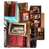 BOOKS, ENCYCLOPEDIAS, AND VHS TAPES