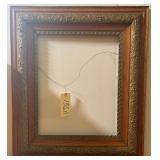 ANTIQUE OAK PICTURE FRAME, READY FOR PRINT AND GLASS; APPROX. 28.25" X 30.25" OVERALL