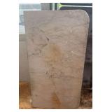 ANTIQUE MARBLE DRESSER TOP, AS-FOUND, APPROX. 36" X 19"