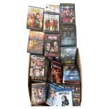 ASSORTED DVD MOVIES & CASES TO INCLUDE TAXI, THE USUAL SUSPECTS, SCARY MOVIE 2, THE STAND, NOTHING BUT THE TRUTH, ZODIAC, SCARY MOVIE 4, 15 MINUTES, OCEAN