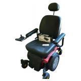 JAZZY J600 ES FULL-SIZE MID-WHEEL DRIVE POWER WHEELCHAIR - WORKING