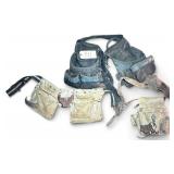 HUSKY TOOL BELT, 2 OTHER TOOL BELTS, CRAFTSMAN PLASTIC TOOL BOX