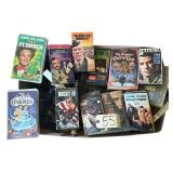 ASSORTED VHS TAPES TO INCLUDE FLUBBER, THE PINK PANTHER, THE DIRTY DOZEN, DEER HUNTER, THE MUPPET CHRISTMAS CAROL, EYES OF AN ANGEL, CINDERELLA, ROCKY IV, ONLY YOU, INTERVIEW WITH THE VAMPIRE, BULLETP