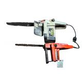 2 ELECTRIC CHAINSAWS: MCCULLOCH SILVER EAGLE, REMINGTON 1.25 HP - UNTESTED
