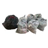 7 BAGS OF ALUMINUM CANS - READY FOR RECYCLING