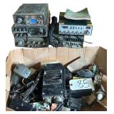 COBRA 29LTD CLASSIC CB RADIO, ROBYN CB TRANSCEIVER, KRACO CB SUPER DE LUXE RADIO, LAFAYETTE TELSAT SSB-120 CB RADIO, MACDONALD INSTRUMENTS SCAN FM MONITOR, MICROPHONES, CORDS, MOUNTS, RADIO PARTS