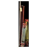 2 SURVEYOR TRIPODS, PHILADELPHIA LEVELING ROD, SURVEYING GRADE ROD