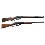 2 DAISY BB GUNS: 1 RED RYDER 2000 MILLENNIUM EDITION, 1 MODEL 95B