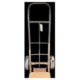 METAL DOLLY - FRAME IN GOOD CONDITION; WHEELS READY TO BE REPAIRED/REPLACED
