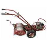 VINTAGE GAS-POWERED REAR-TINE GARDEN TILLER - UNTESTED