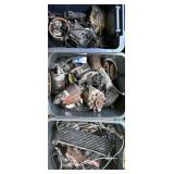 STARTERS, ALTERNATORS, DISTRIBUTORS, FLY WHEELS, CAR JACK, HANDHELD SHOP LIGHT, ETC.