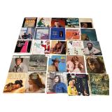 APPROX. 25+ VINYL RECORD ALBUMS TO INCLUDE ELVIS PRESLEY, PERRY COMO, EDDY ARNOLD, ENGELBERT HUMPERDINCK, KRIS KRISTOFFERSON, BARBRA STREISAND, BURL IVES, DAVID ALLAN COE, JOE STAMPLEY, CHRISTMAS ALBU