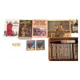 WESTERN FILM & COWBOY COLLECTIBLES TO INCLUDE GENE AUTRY COMICS, JOHNNY MACK BROWN “CROSSED TRAILS” PROMOTIONAL STILL, KID KOWBOYS: JUVENILES IN WESTERN FILMS BY BOB NAREAU, COWBOYS AND THE WILD W