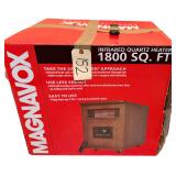 MAGNAVOX INFRARED QUARTZ HEATER (UP TO 1800 SQ. FT.) IN ORIGINAL BOX