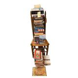 ASSORTMENT OF COOKBOOKS, TENNESSEE THEATER COFFEE TABLE BOOK, POLITICAL BOOKS, HARVARD CLASSICS VOLUMES, ETC.