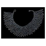 VINTAGE SEED BEAD STYLE IRIDESCENT NECKLACE, NICE COLORS
