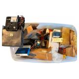 ASSORTED FORD ITEMS TO INCLUDE ALTERNATORS, FILTERS, IGNITION MODULE TESTER, DIE-CAST PULLEYS, DASH ASSEMBLIES, TACH CLUSTER, ETC.