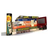 BOARD GAMES AND TOYS TO INCLUDE GABRIEL OTHELLO, PARCHEESI, PARKER BROTHERS SORRY!, DELUXE AGGRAVATION, CAREERS, MB PATHFINDER TWO-PLAYER TRACKING GAME, PARKER BROTHERS CLUE, UNO DELUXE EDITION, ETCH-