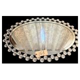 ORNATE WALL-HANGING MIRROR - APPROX. 35” X 24”