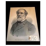 GENERAL ROBERT E. LEE PRINT - APPROX. 23.75” LONG X 19.5” WIDE