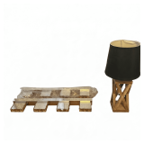 ELECTRIC LAMP, 2 BATHROOM LIGHT FIXTURES