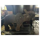 Flawed African Beaded Elephant Statue XTRA Large